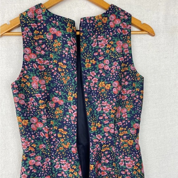 J Crew Floral Jacquard Sheath Career Dress - Picture 9 of 16